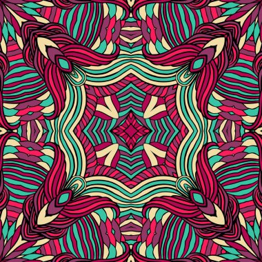 Dikişsiz kabile soyut desen