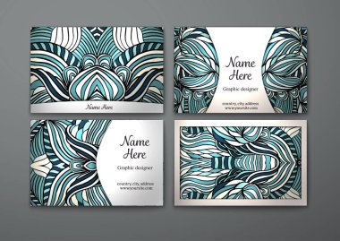 Kabile soyut kartvizit.