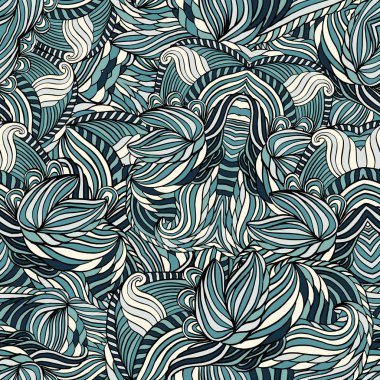 Dikişsiz kabile soyut desen