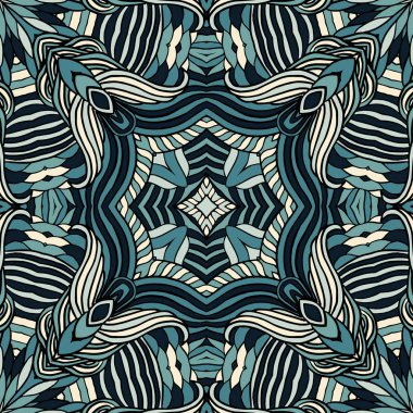 Dikişsiz kabile soyut desen