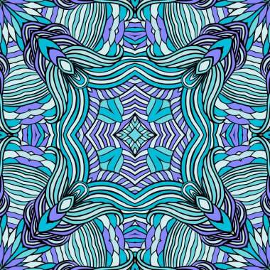 Dikişsiz kabile soyut desen