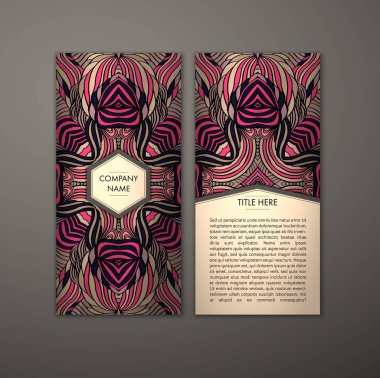 Kabile soyut desen kartıyla