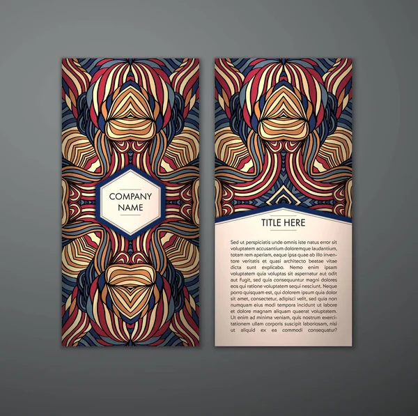 Kabile soyut desen kartıyla