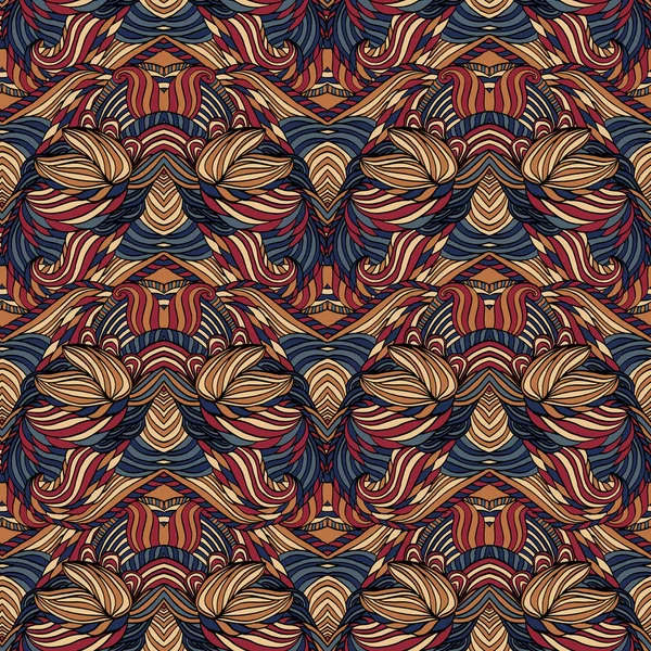 Modèle abstrait tribal sans couture — Image vectorielle