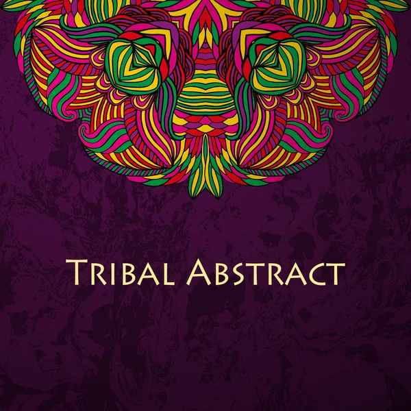 Tribal abstrakt bakgrund — Stock vektor
