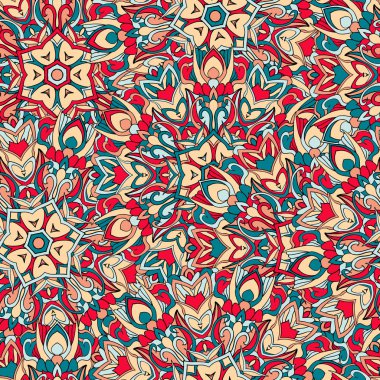 Dikişsiz kabile soyut desen