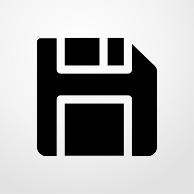 disket simgesini. düz tasarım