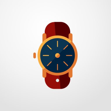 el izle simgesi. Düz tasarım