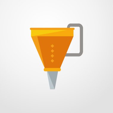 Huni simgesi. düz tasarım