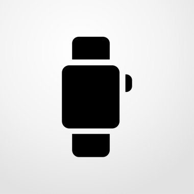 Akıllı Saat simgesi. Düz tasarım