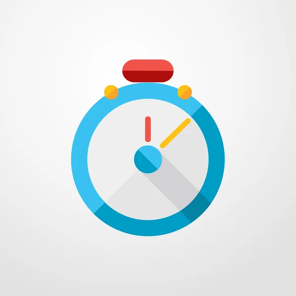 Stopwatch icon. flat design — Stock Vector