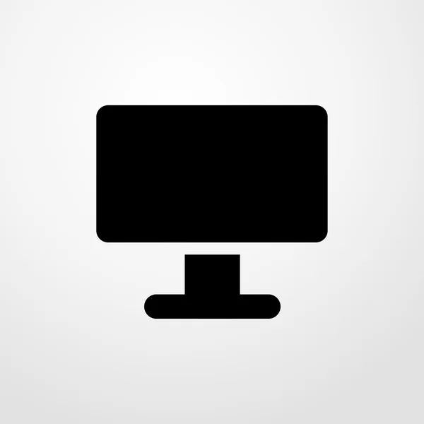 Icona del monitor. Design piatto — Vettoriale Stock