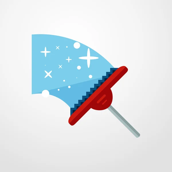 Window cleaning icon. flat design — Stock Vector