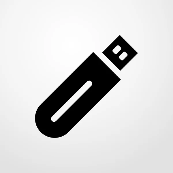 USB Flash иконка. плоский дизайн — стоковый вектор