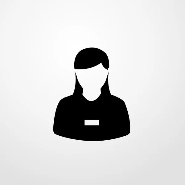 Profile picture icon. flat design — Stock Vector