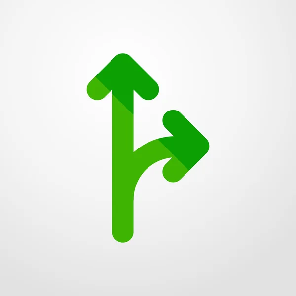 Icono de flecha. diseño plano — Vector de stock