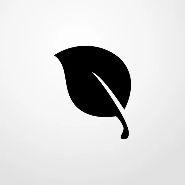 Ícone de folhas. design plano — Vetor de Stock