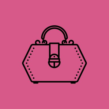 çanta simgesi. glat tasarım