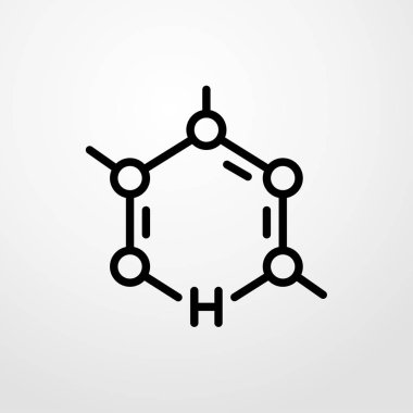hücre simgesi. düz tasarım