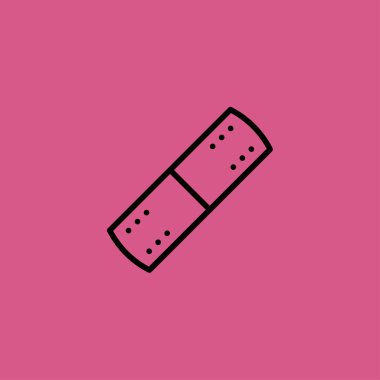 perküsyon simgesi. düz tasarım