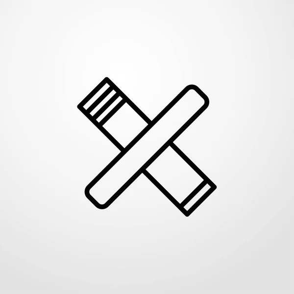 Clave icon. flat design — Stock Vector