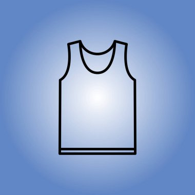 gömlek simgesi. düz tasarım
