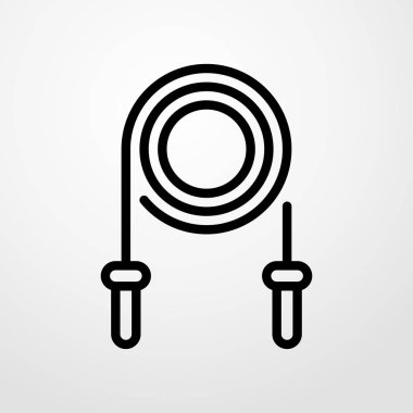 ip simgesi atlayın. düz tasarım