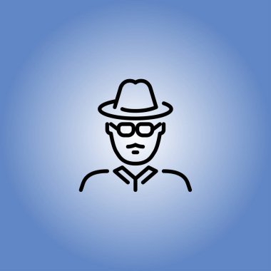 casus simgesi. düz tasarım