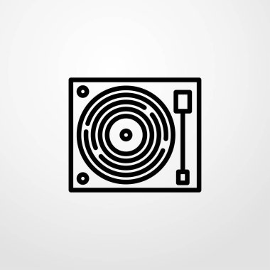 pikap simgesi. Düz tasarım