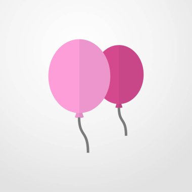 Balon simgesi. Düz tasarım