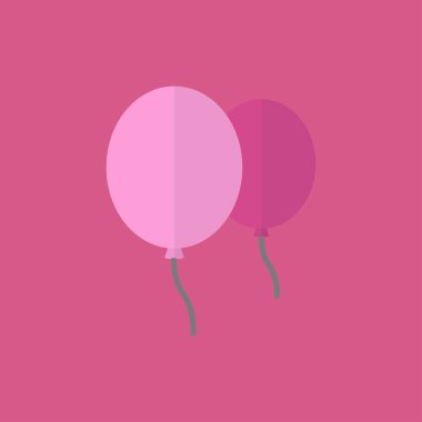 Balon simgesi. Düz tasarım