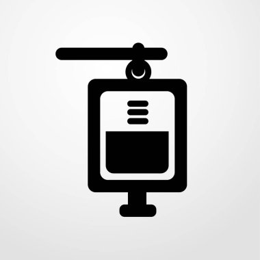 Kan nakli simgesi. düz tasarım