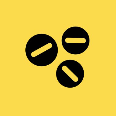 hapları simgesi. Düz tasarım