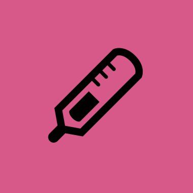 termometre simgesi. düz tasarım