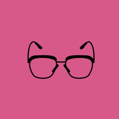 gözlük simgesi. illüstrasyon izole vektör işareti simgesi