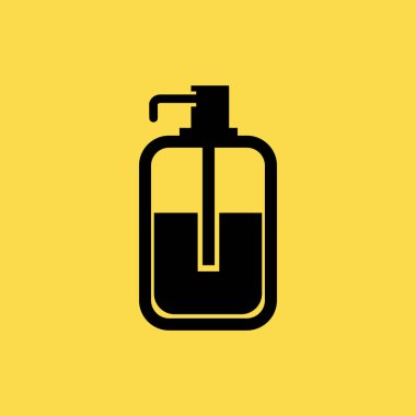 sabun şişe simgesi. illüstrasyon izole vektör işareti simgesi