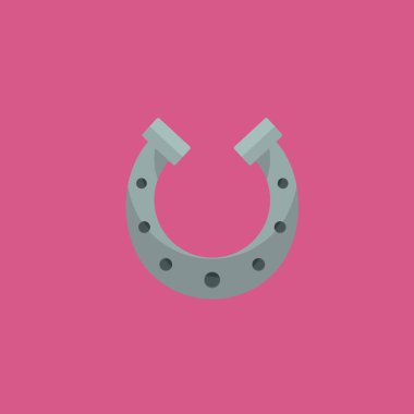 At nalı simgesi illüstrasyon izole vektör işareti simgesi