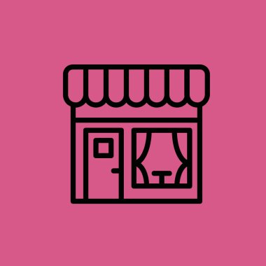 mağaza simgesi. illüstrasyon izole vektör işareti simgesi