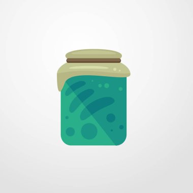 kavanoz turşu simgesi illüstrasyon izole vektör işareti simgesiyle