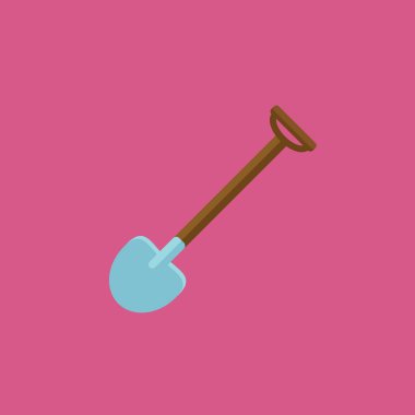 Kürek simgesi illüstrasyon izole vektör işareti simgesi