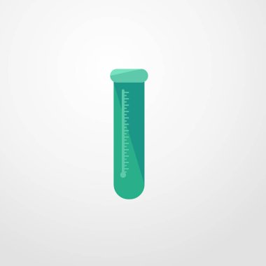 Test tüpü simgesi illüstrasyon izole vektör işareti simgesi