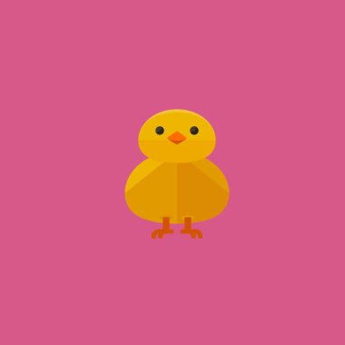 piliç simgesi illüstrasyon izole vektör işareti simgesi