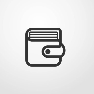 çanta simgesi izole vektör işareti sembolü