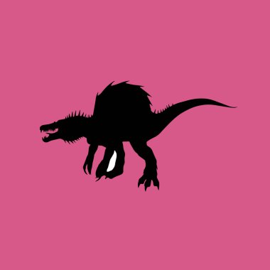 dinazorların simgesi illüstrasyon izole vektör işareti simgesi