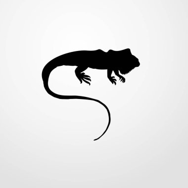 iguana simgesi illüstrasyon izole vektör işareti simgesi