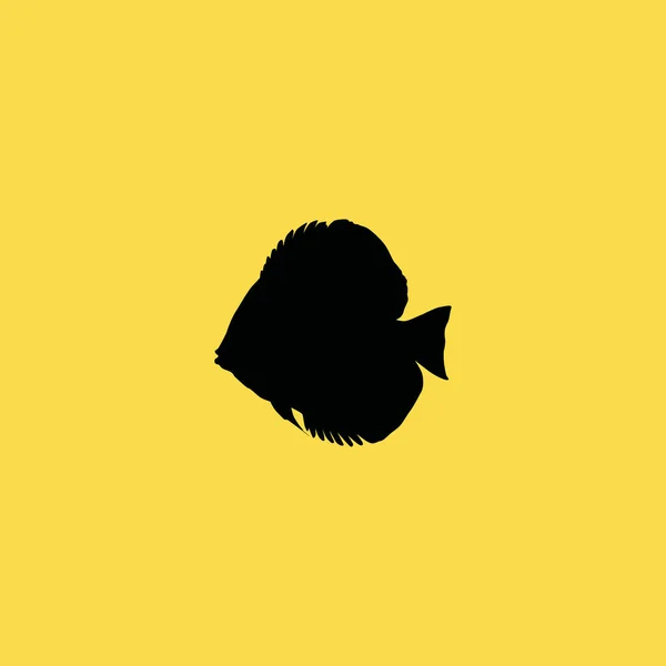 Εικονίδιο ανυσμάτων ψάρια. επίπεδη εικόνα Εικονογράφηση απομονωμένο σημείο σύμβολο — Διανυσματικό Αρχείο