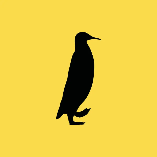 Pinguin-Symbol. flaches Symbol Abbildung isoliertes Zeichen Symbol — Stockvektor