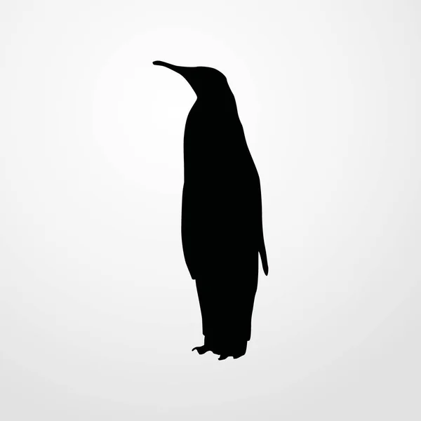 Ícone de pinguim. ícone plano ilustração símbolo de sinal isolado — Vetor de Stock