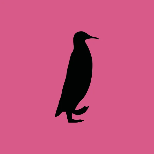 Ikoną pingwina. płaskie ikona ilustracja na białym tle znak symbol — Wektor stockowy