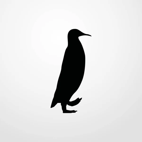 Ícone de pinguim. ícone plano ilustração símbolo de sinal isolado — Vetor de Stock